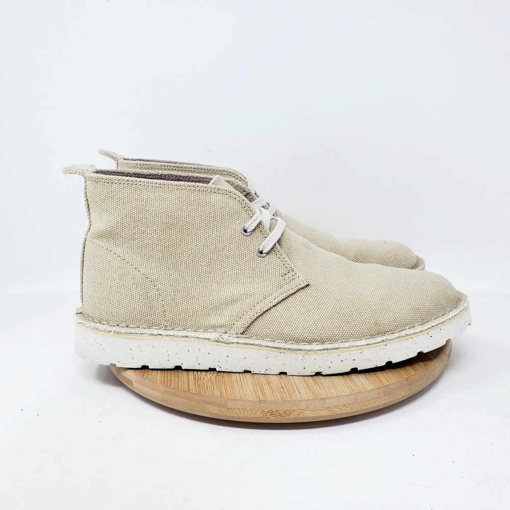 Clarks Originals Desert Boots Womens 8 Aerial Canvas Extra Light Ankle Shoes